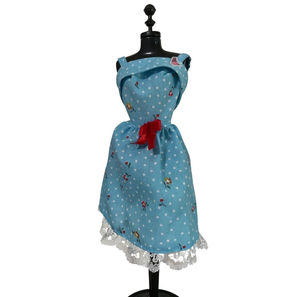Mattel Barbie Vintage 1986 My First Fashions Blue Dress #1895